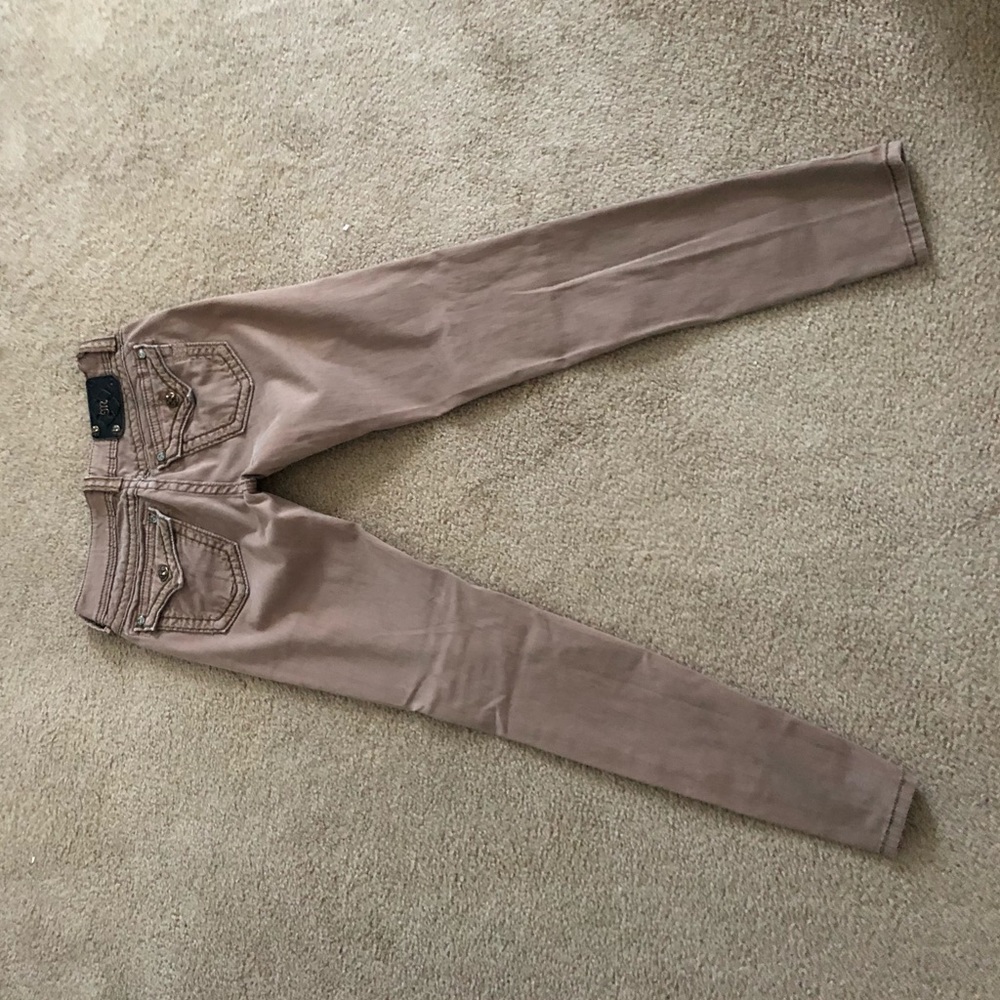 Tan Miss Me Skinny Jeans